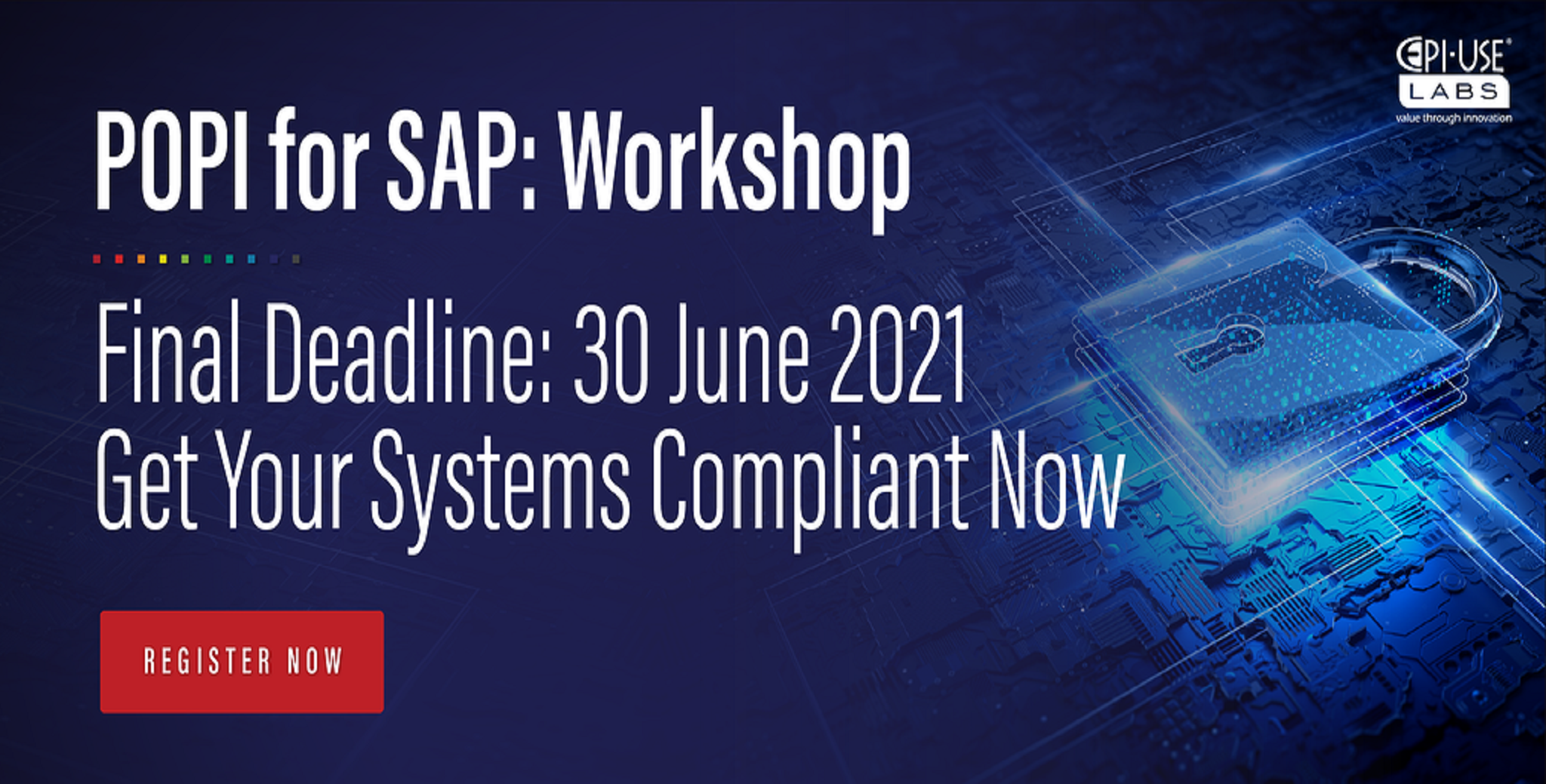 EPIUSE Labs runs POPI for SAP final deadline June 2021